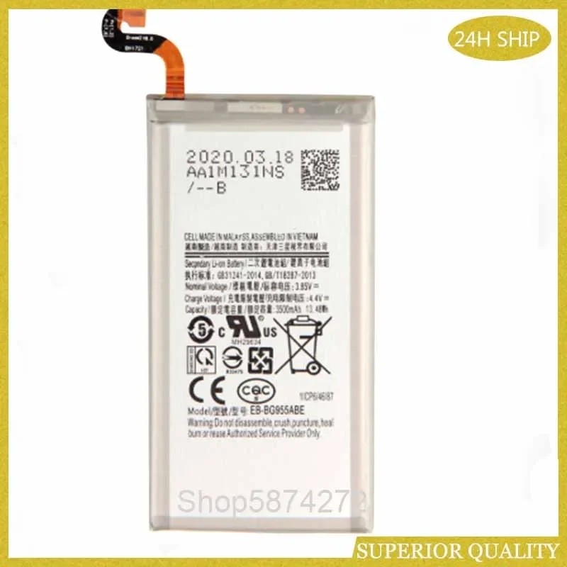 แบตเตอรี่สําหรับ Samsung Galaxy S8 plus G9550 S8Plus EB-BG955ABA โทรศัพท์มือถือเปลี่ยน SM-G9 SM-G955