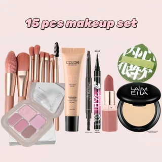 Makeup Set ชุดเครื่องสำอาง 3-16 ชิ้นมือใหม่วางแผนแต่งหน้า BB ครีม ดินสอเขียนคิ้ว บลัชออน ขนตาปลอมติดเองไม่ต้องกาวโท