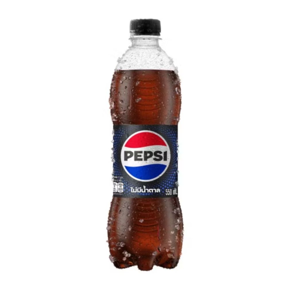เป๊ปซี่ ออริจินัล ไม่มีน้ำตาล Pepsi Zero Sugar 550ml.