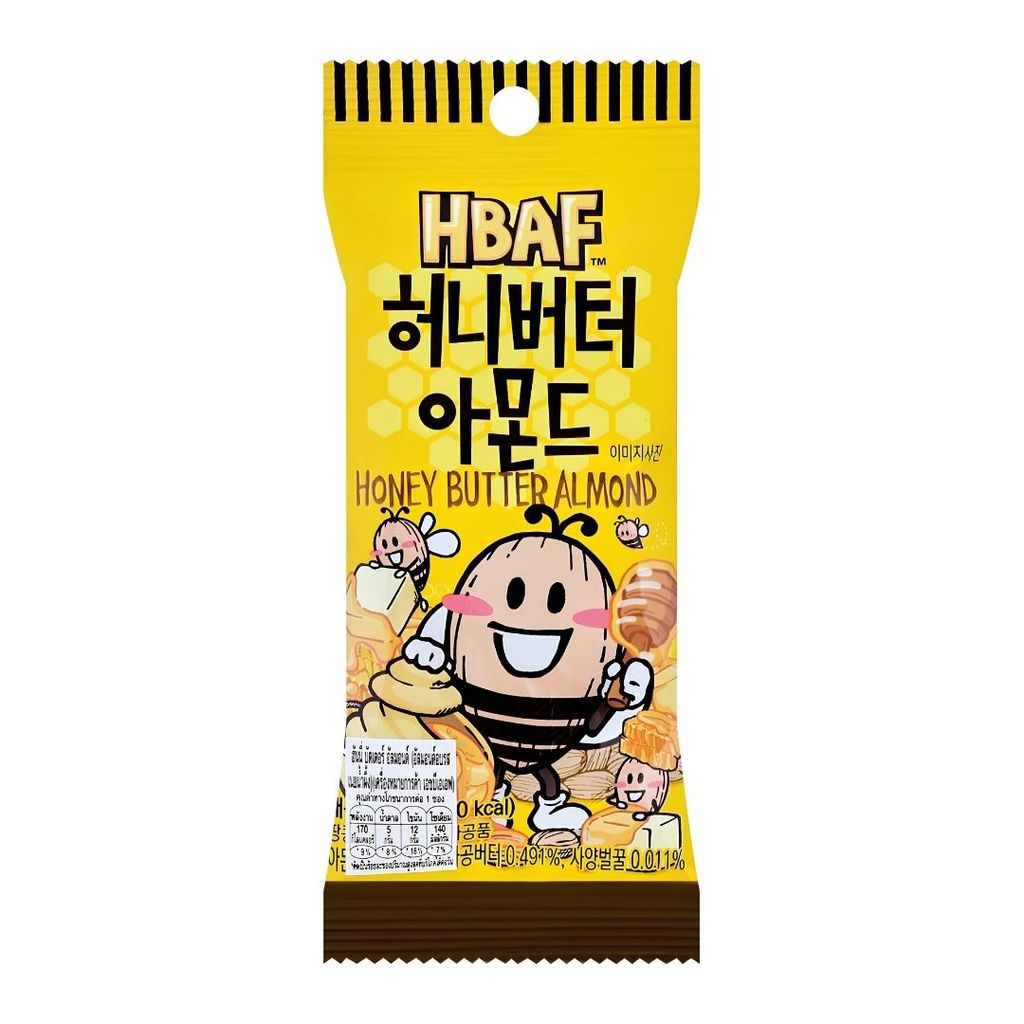 เอชบีเอเอฟ อัลมอนด์อบรสเนยน้ำผึ้ง HBAF Honey Butter Almond 30g.