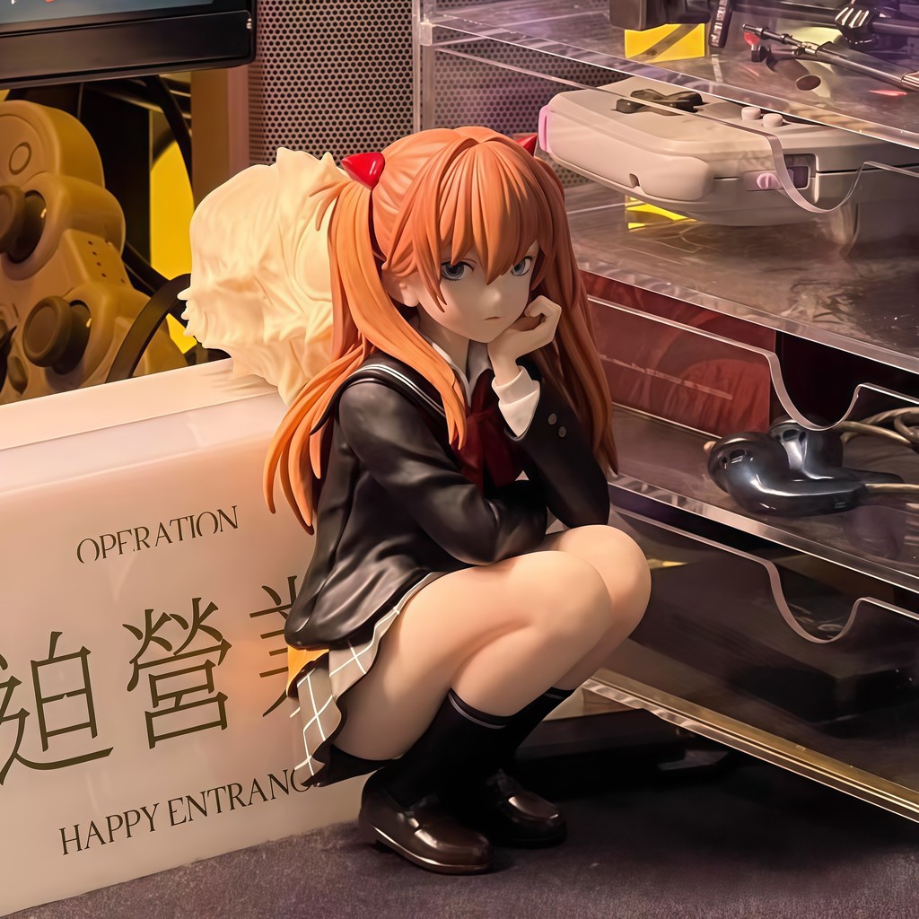 ท่านั่งยอง Akika Hand-held New Century Warrior Hand-made Model Squatting Posture Akika Hand-held New