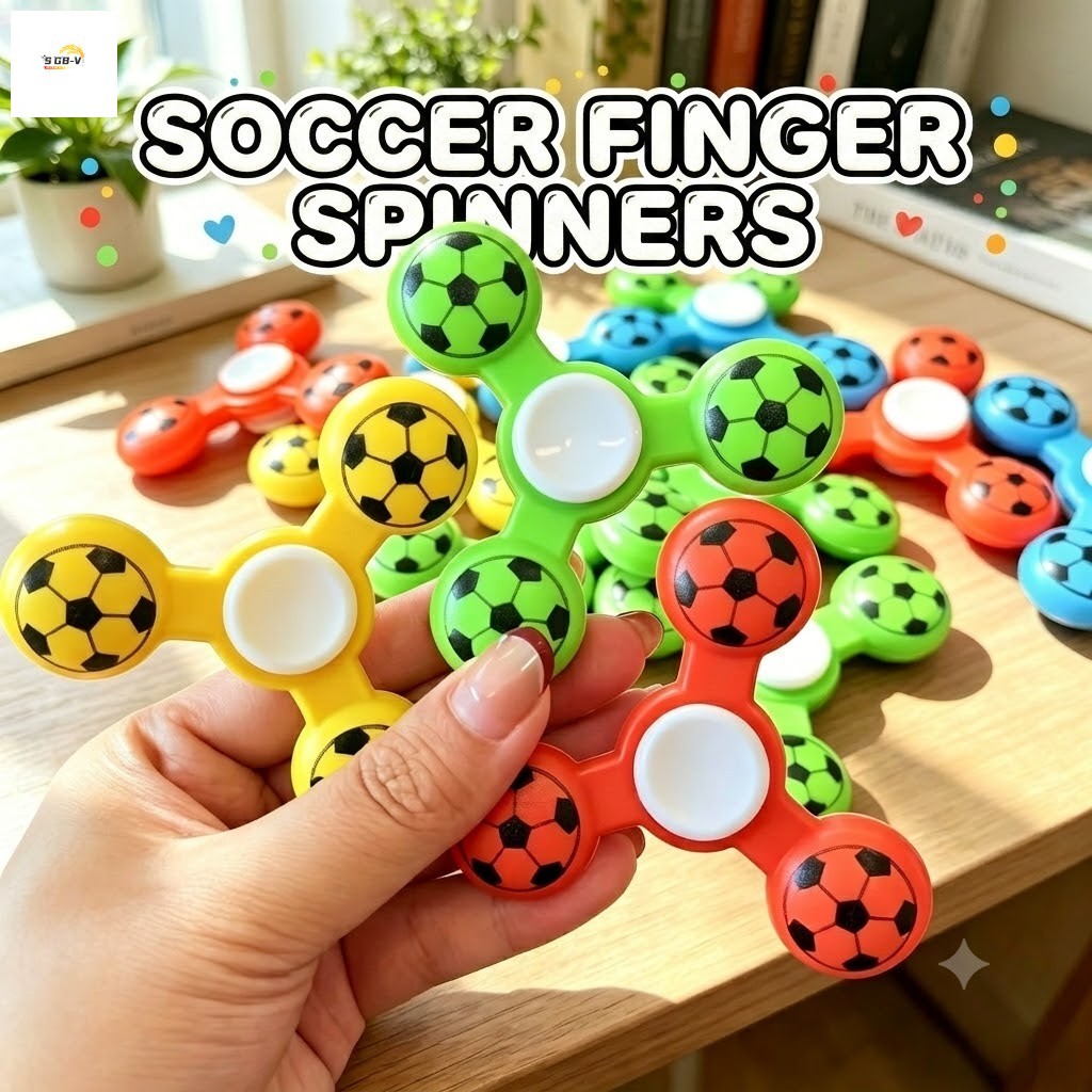 Creative Football Spinner Toy - Finger Fidget Spinner สําหรับเด็กอนุบาล