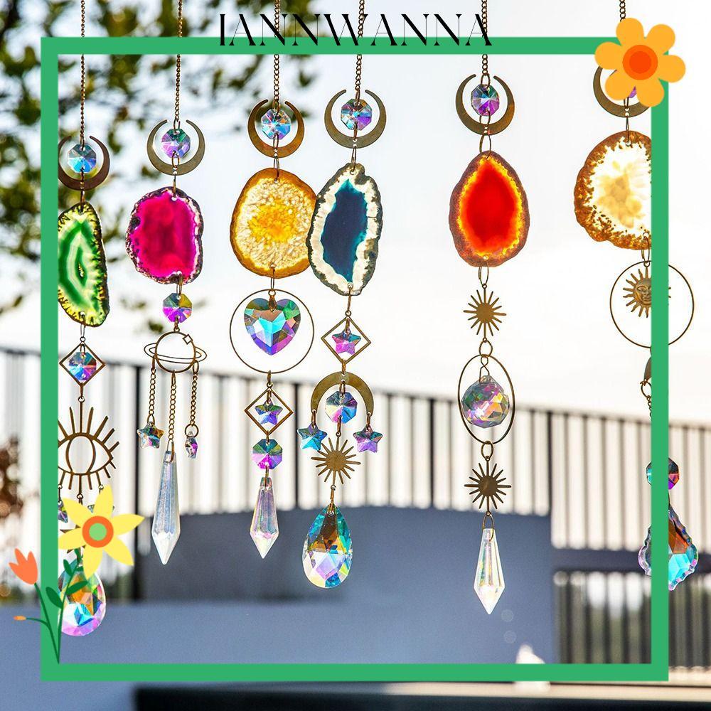 IANNWNA Sun Catcher Window Agate Home Rainbow Maker