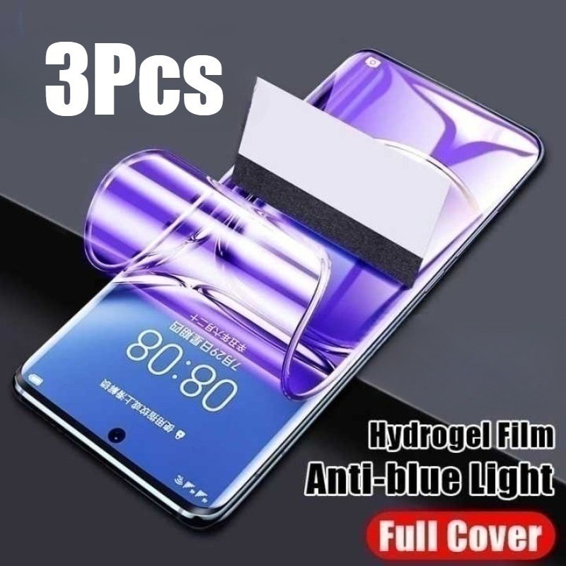 3 ชิ้น Anti Spy ความเป็นส่วนตัว Soft Privacy Hydrogel ฟิล์มสําหรับ Lava Play Shark Storm Yuva O2 2 3