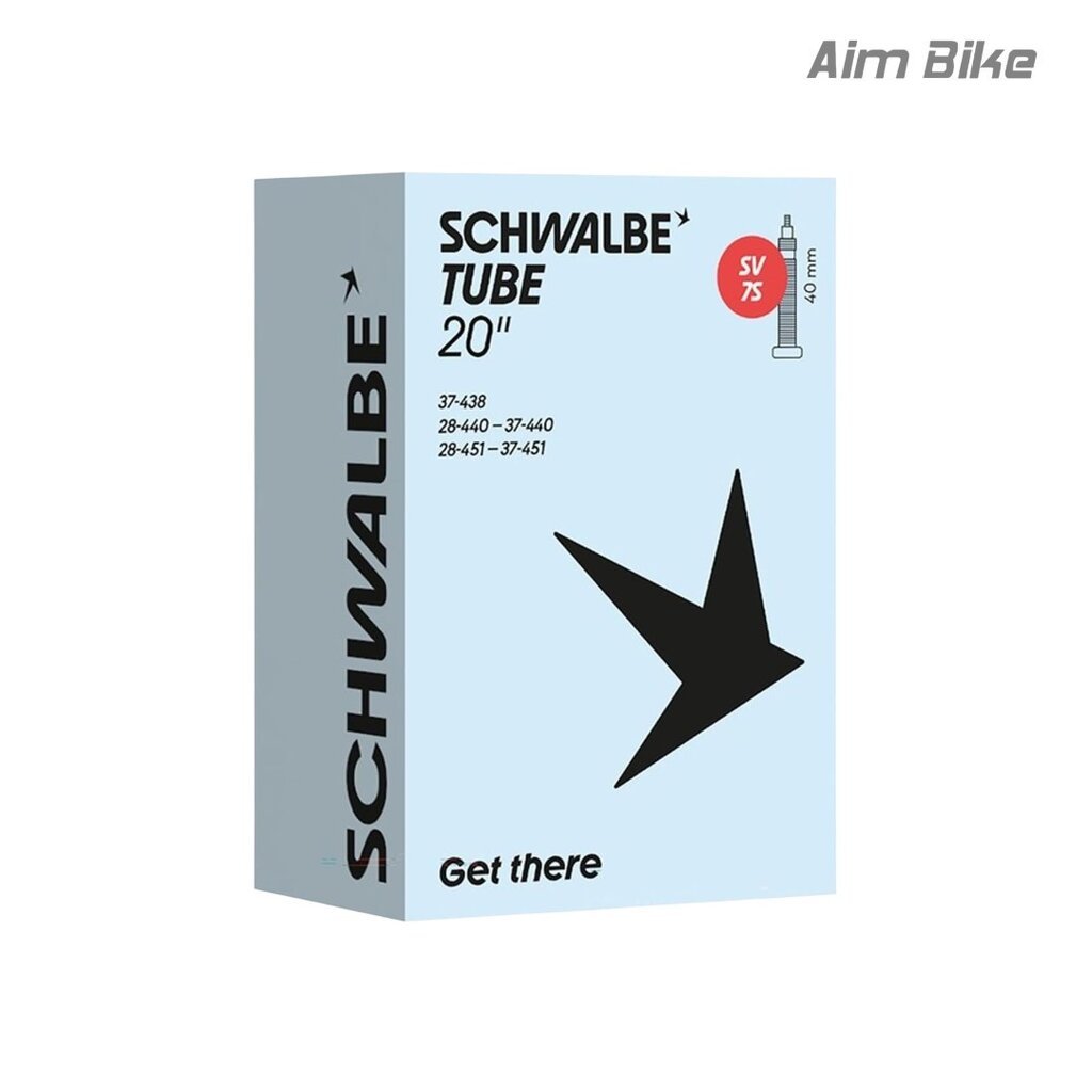 ยางในจักรยานขนาด 20 นิ้ว (451) Schwalbe SV7S