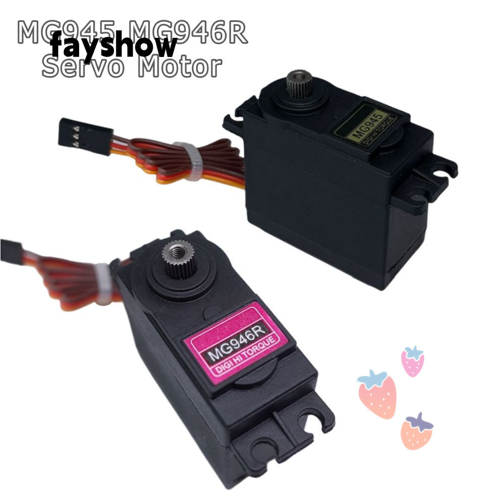 FAYSHOWSG RC รถ Servmotor, SG92R 180 360 องศาเกียร์โลหะเซอร์โวมอเตอร์, MG945 MG946R ความเร็วสูงรุ่นเ