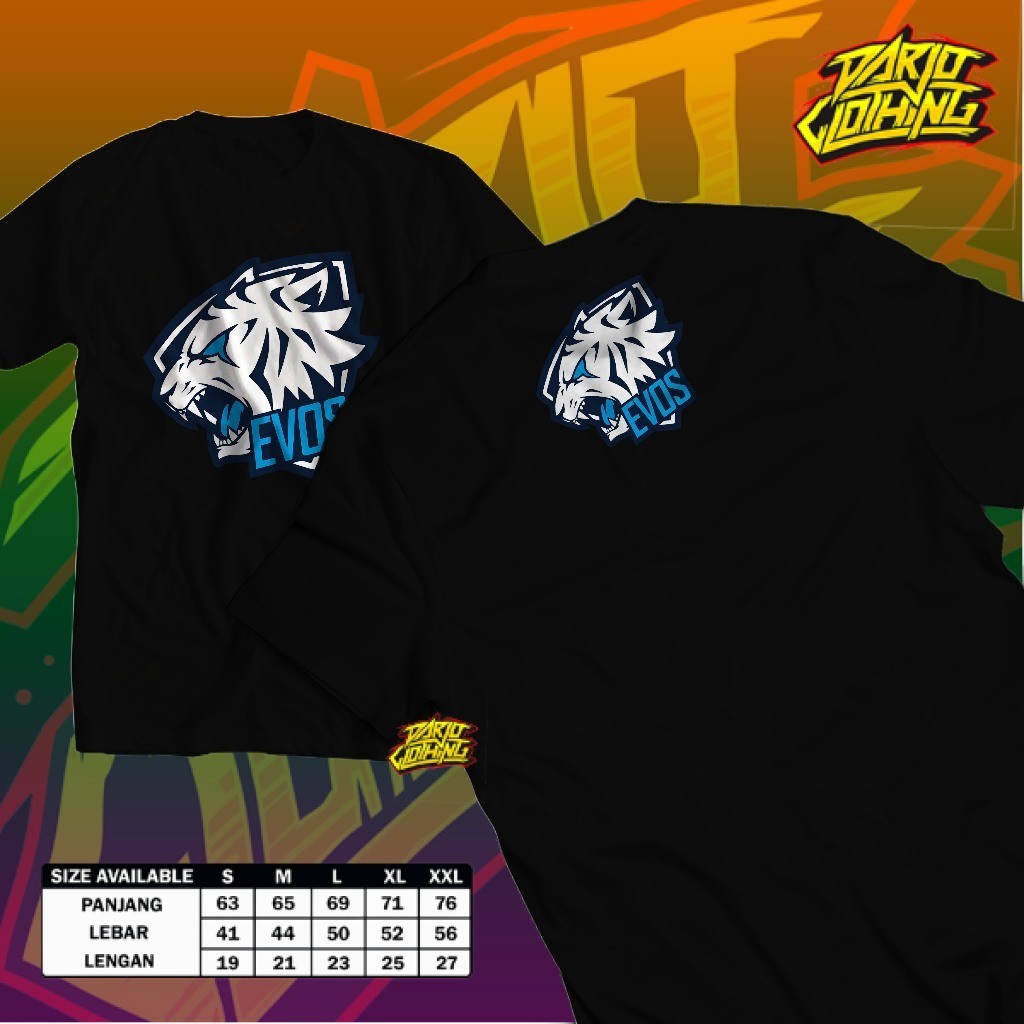 เสื้อยืด Evs Team Esport Indonesia Distro