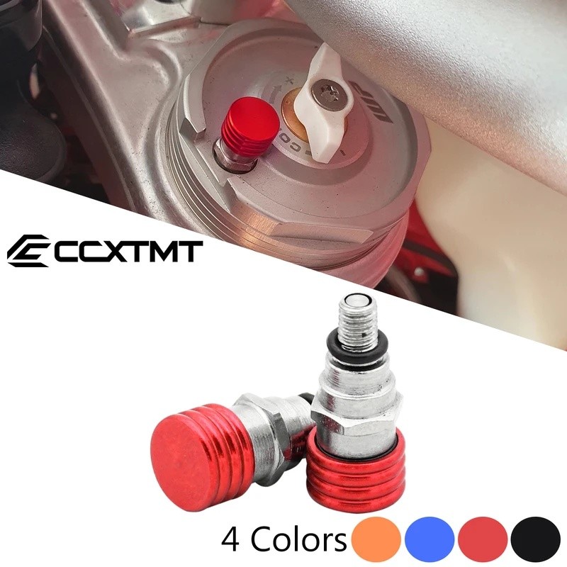 รถจักรยานยนต์ M4x0.7 ส้อม Air Bleeder วาล์วสําหรับ KTM SX SXF EXCF XC XCF XCW XCFW 85-500 2005-2019 