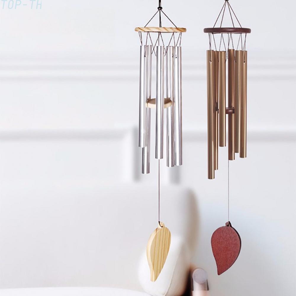 Elegant and High Quality Aluminum Tube and Pine Wood Wind Chimes for Your Home