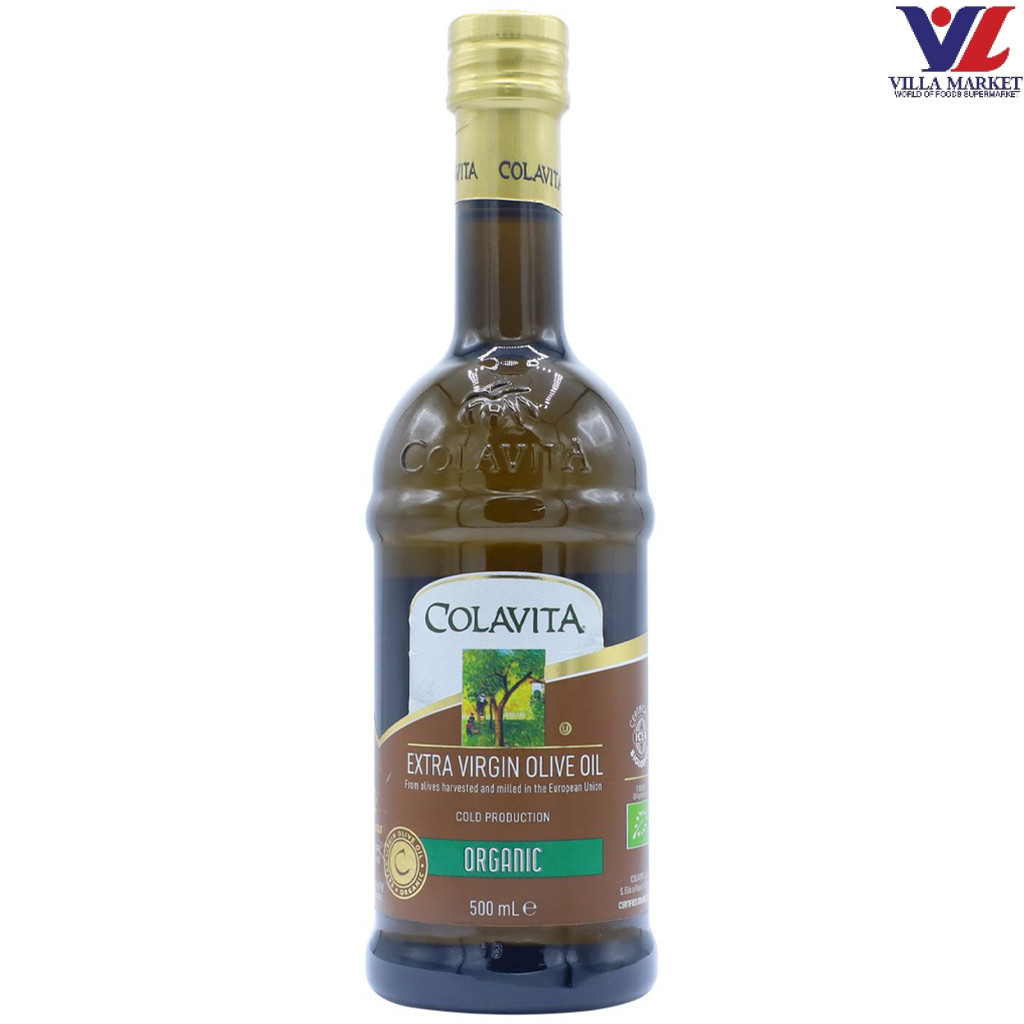 Colavita Organic Extra Virgin Olive500Ml โคลาวิต้า น้ำมันมะกอกเอ็กซ์ตร้าเวอร์จิ้น