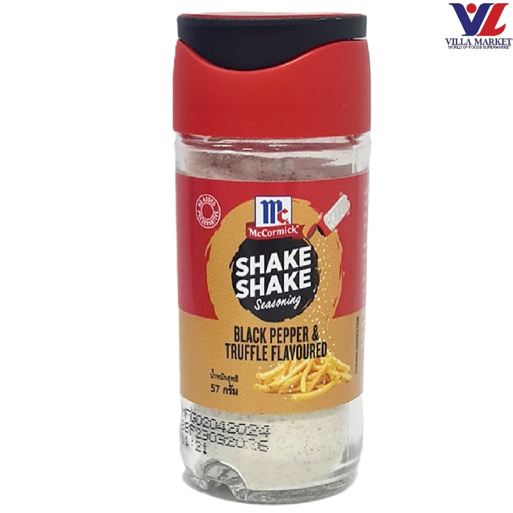 [สินค้าส่งด่วน] [2370] McCormick Shake Black Pepper & Truffle 57g แมคคอร์มิค ผงโรยพริกไทยดำผสมทรัฟเฟ