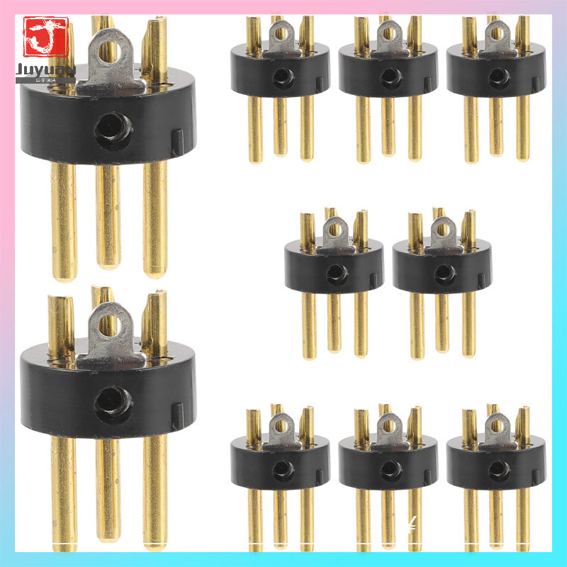 C Mic ไมโครโฟน Adaptor End Connector 3pin 10 ชิ้น
