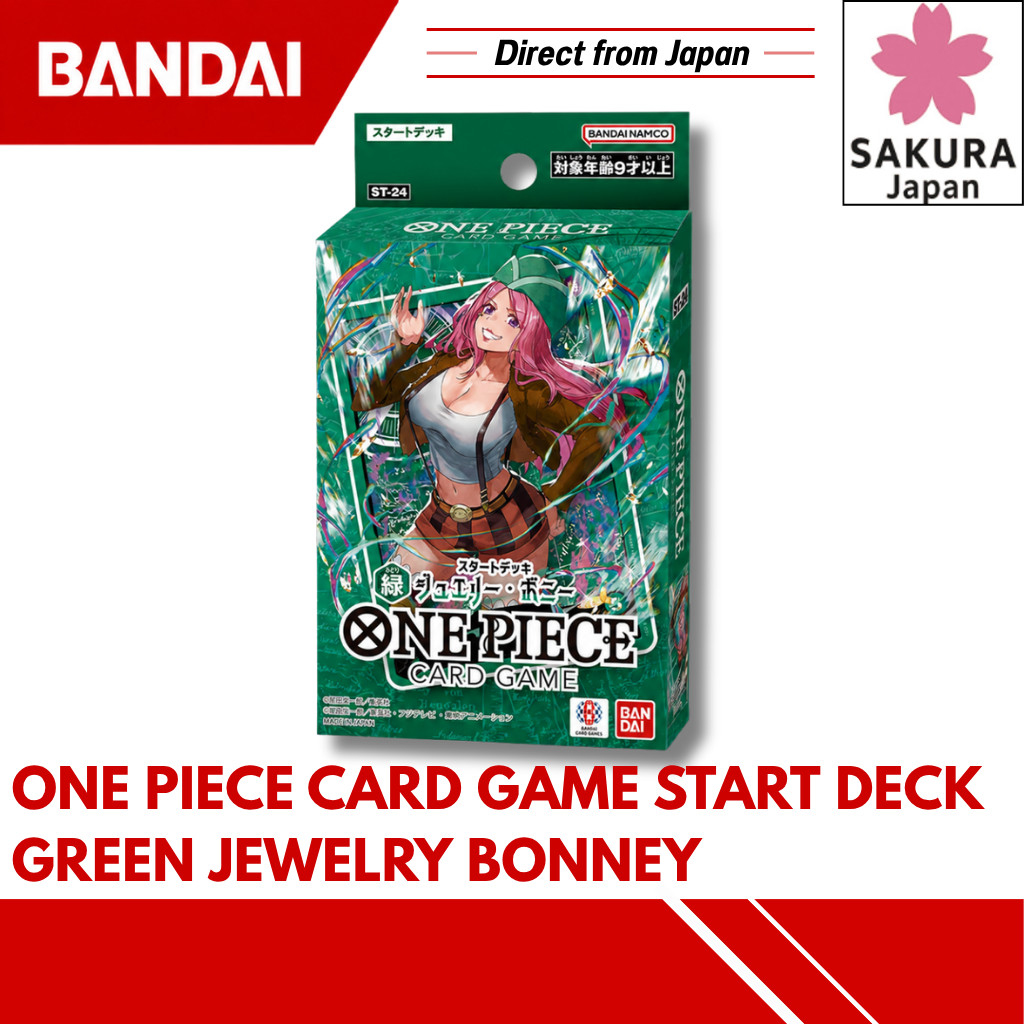 BANDAI ONE PIECE Card Game Start Deck Green Jewelry Bonney【ST-24】