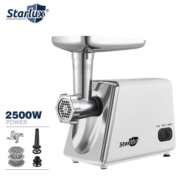 เครื่องบดเนื้อสแตนเลสสตีล Starlux มาตรฐานยุโรปสำหรับใช้ในครัวเรือน, เครื่องบดเนื้อพลังสูง