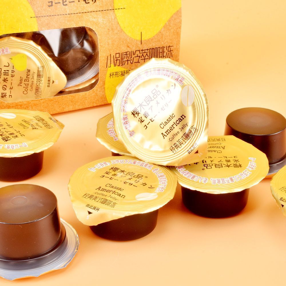 Sakuragi Good Product American Coffee Jelly 180g Influencer Pinli Cold Brew Latte Refreshing Snacks 