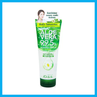 Malissa Kiss Aloe Vera 99.5% Snow Lotus Soothing Gel 230g มาลิสสา คิส อโลเวร่า 99.5% สโนว์ โลตัส ชู้ทติ้ง เจล.