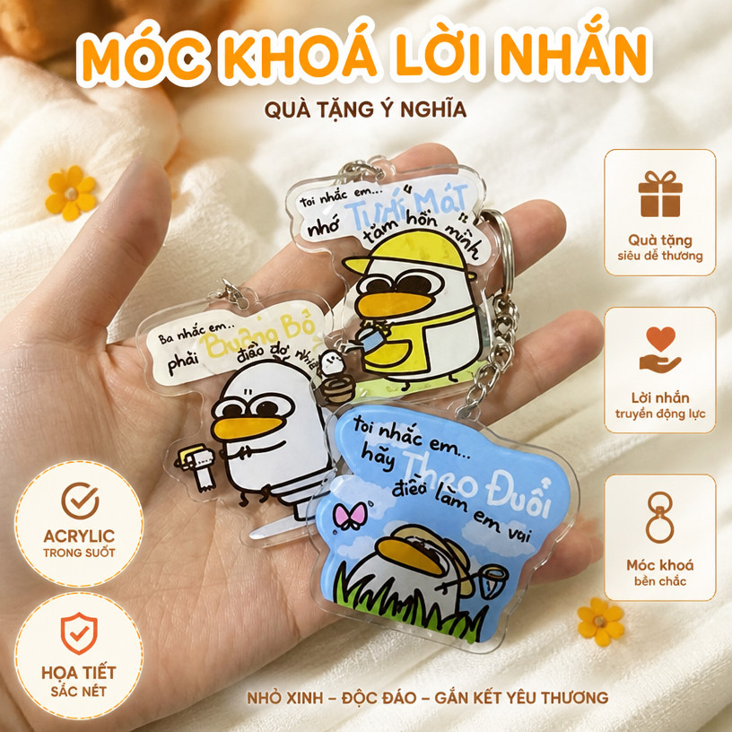 GIFT MESSAGE KEYCHAIN -