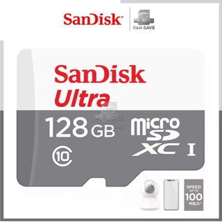 SanDisk Ultra Micro SDCard 100mbs 32GB 64G 128GB Class10(SDSQUNR)โทรศัพท์ กล้องวงจรปิดไร้สาย TF Card