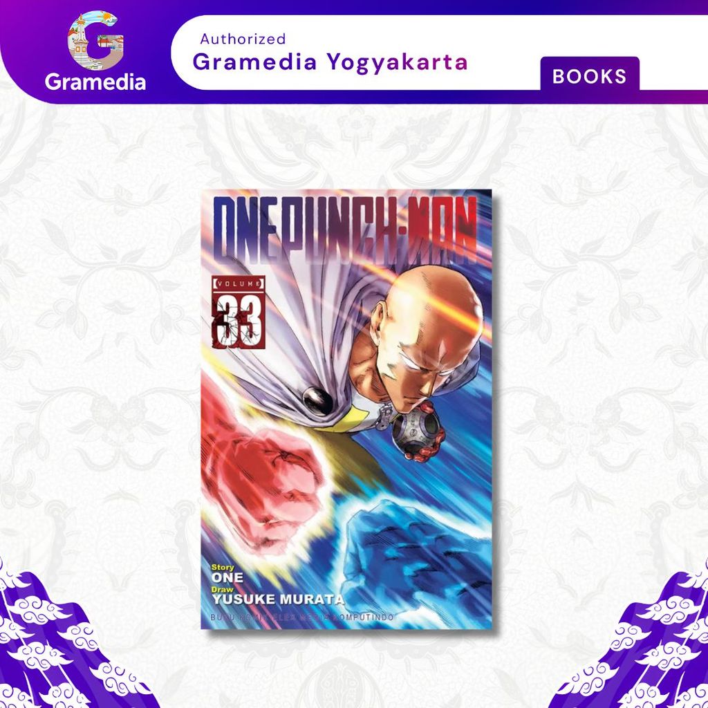 Gramedia Yogya - One Punch Man 33 (One & Yusuke Murata)
