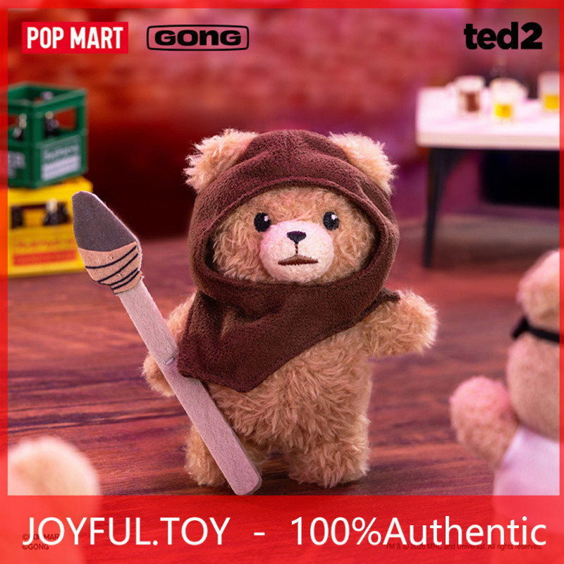 ความลับPOPMART GONGMING!Ted2Baby Ted 可动毛绒挂件