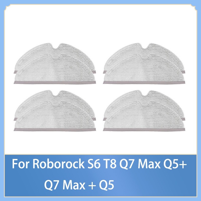 ผ้าถูพื้นสําหรับ roborock S6 T8 Q7 Max / Q7 Max + Q5 Q5 + เครื่องดูดฝุ่นหุ่นยนต์กวาด