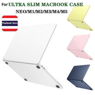 ใหม่ Ultra Slim Crystal Sky Blue Case สําหรับ MacBook Air Pro NEO 13 14 15 16 นิ้ว (M1/M2/M3/M4/M5)