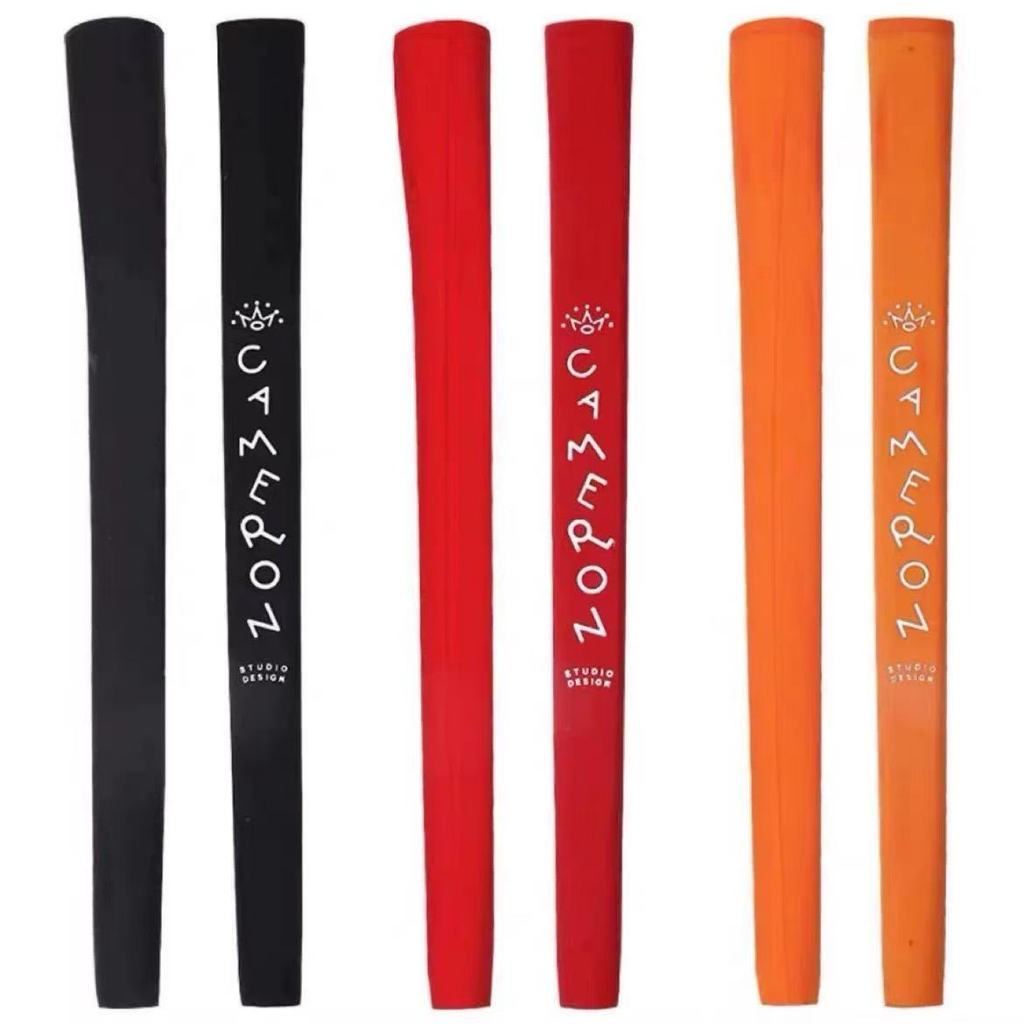Scotty Cameron Studio Design Golf Putter Grip Smooth PU Anti-Slip Shock Absorbing 3 สีรูปร่างแบน Universal Blade Mallet Golf Putting เปลี่ยน Grip