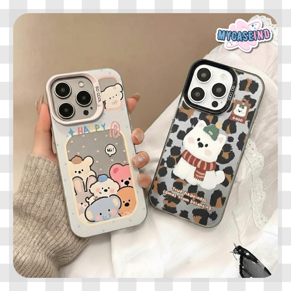 [MYCASEIND] So Cool Happy Animal Printing case vivo y400 v60 lite v50 Lite v50