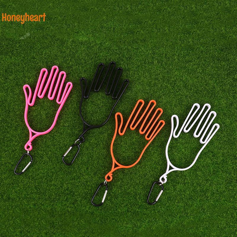 <Honeyheart> 1Pc Golf Gloves Holder With Carabiner Golf Gloves Stretcher Golfer Tool Gear Gloves Ra 