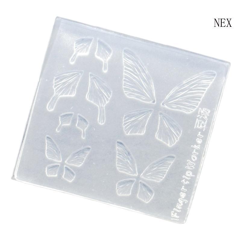 NEX แม่พิมพ์ซิลิโคนผีเสื้อสําหรับ Handmade Nail Art Creations และเครื่องประดับทํามือหัตถกรรมโครงการแ