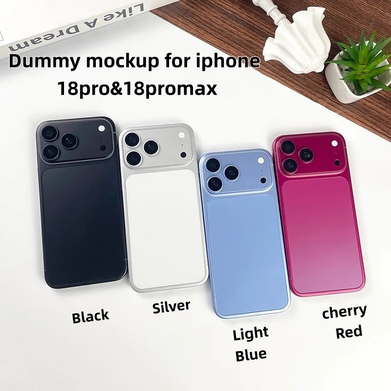 พร้อมส่ง สมจริง Dummy โทรศัพท์สําหรับ iPhone 18 Promax Mockup โทรศัพท์สําหรับจอแสดงผลรุ่น Prank ของขวัญ