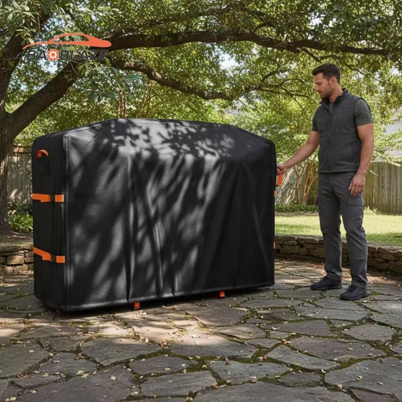 [Baoblaze] Kayak Storage Rack Cover Kayak Rack Cover กันฝุ่นสําหรับเรือคายัค, Backyard