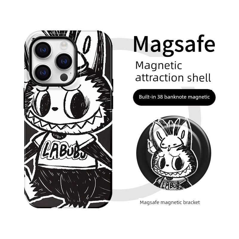 เคส 425 ไอโฟน เคส 425 degree [Magsafe Magnetic] Labubu Apple 16 เคสโทรศัพท์ iphone15promax Frosted 1