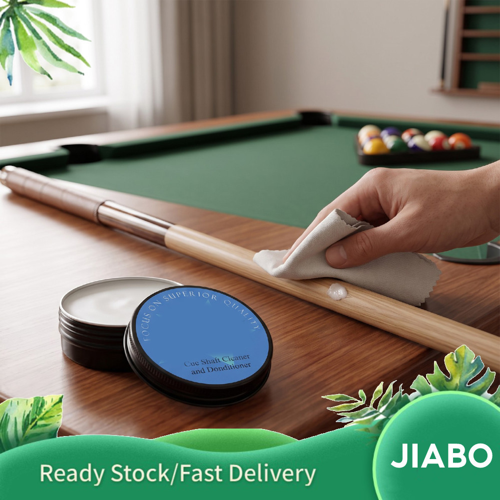 Jiabo Jiawu Billiard Stick Wax Silky Finish Enhanced Control สำหรับการบำรุงรักษารายวัน 0.88 Oz Pool 