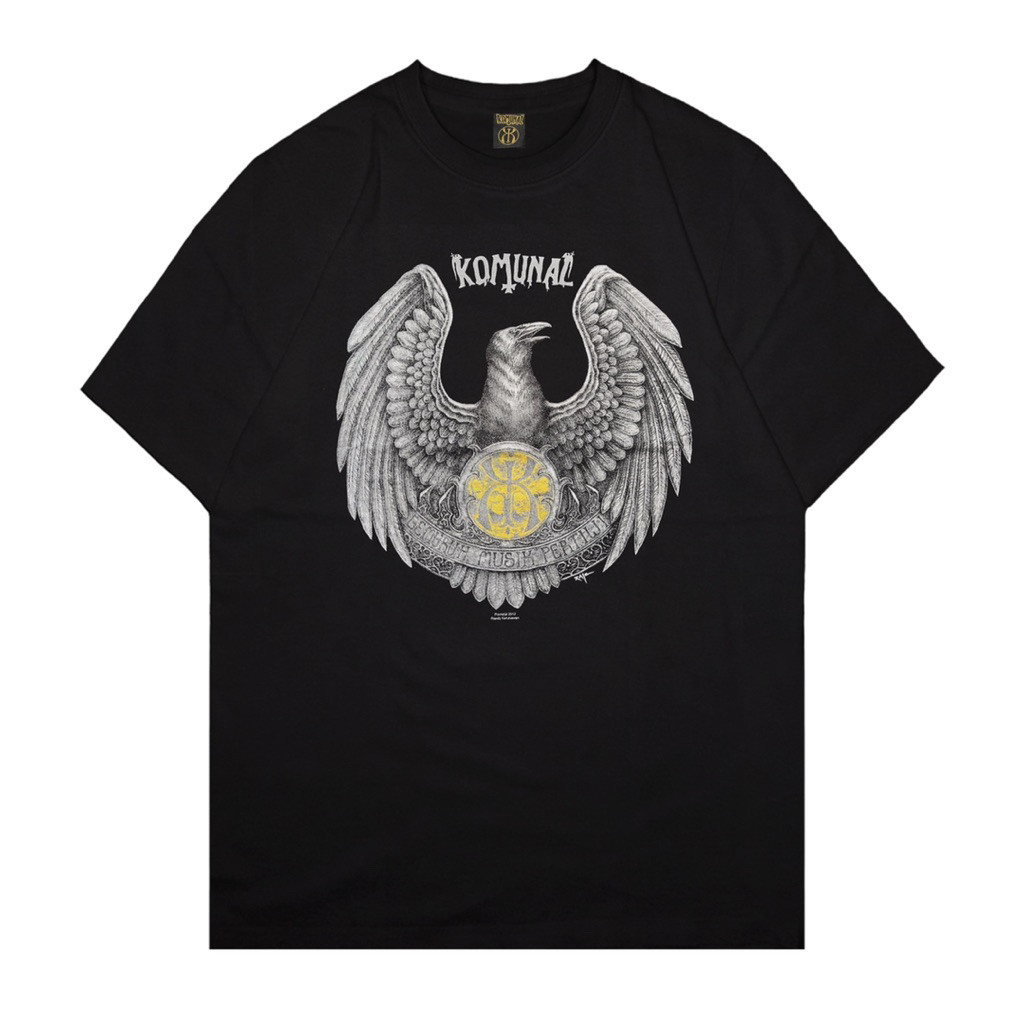 KATUN Komunal "Burning Music Spirit" เสื้อยืดผ้าฝ้าย S-XXL เสื้อยืดผู้ชาย