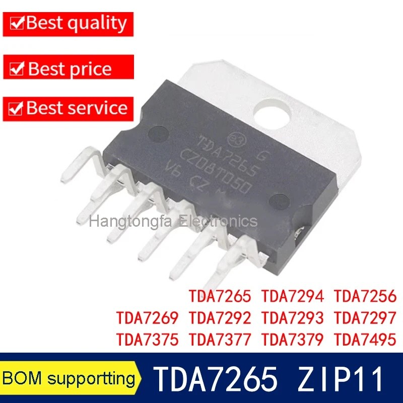 2 TDA7265 TDA7265A ZIP TDA7294 TDA7294V ZIP TDA7256 TDA7269A TDA7269 TDA7292 TDA7293 TDA7297 TDA7 TD