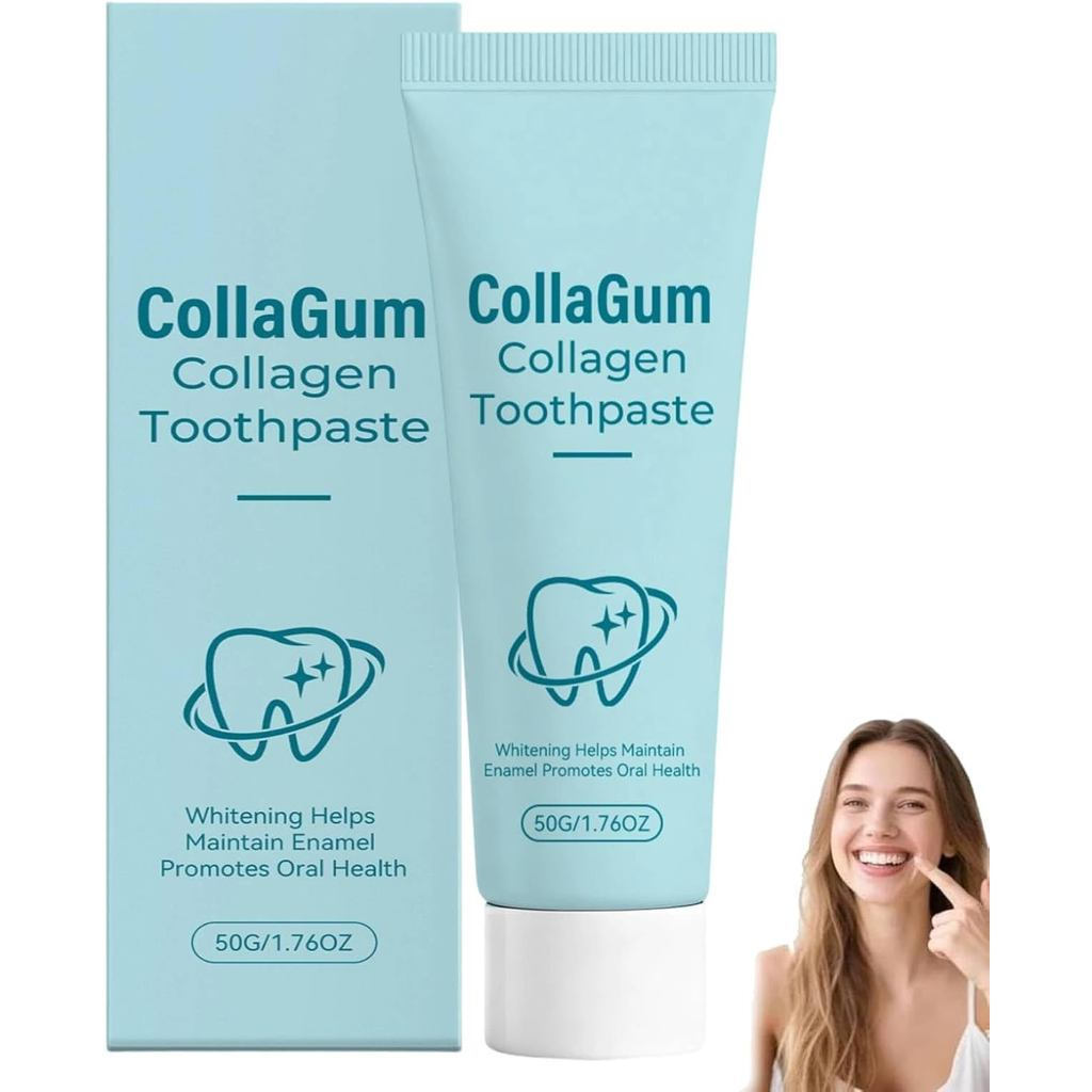 CollaGumCollagenTaste, CollagenTasteforGumsand Toothpaste, with Strengthening Oral Care Toothpaste w