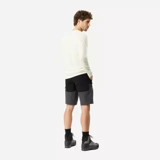 Decathlon Men'S Robust Trekking Shorts - Mt500 กางเกงขาสั้นที่ทนทานเพื่อการเดินป่าสำหรับผู้ชายรุ่น Mt500 - Dark Grey