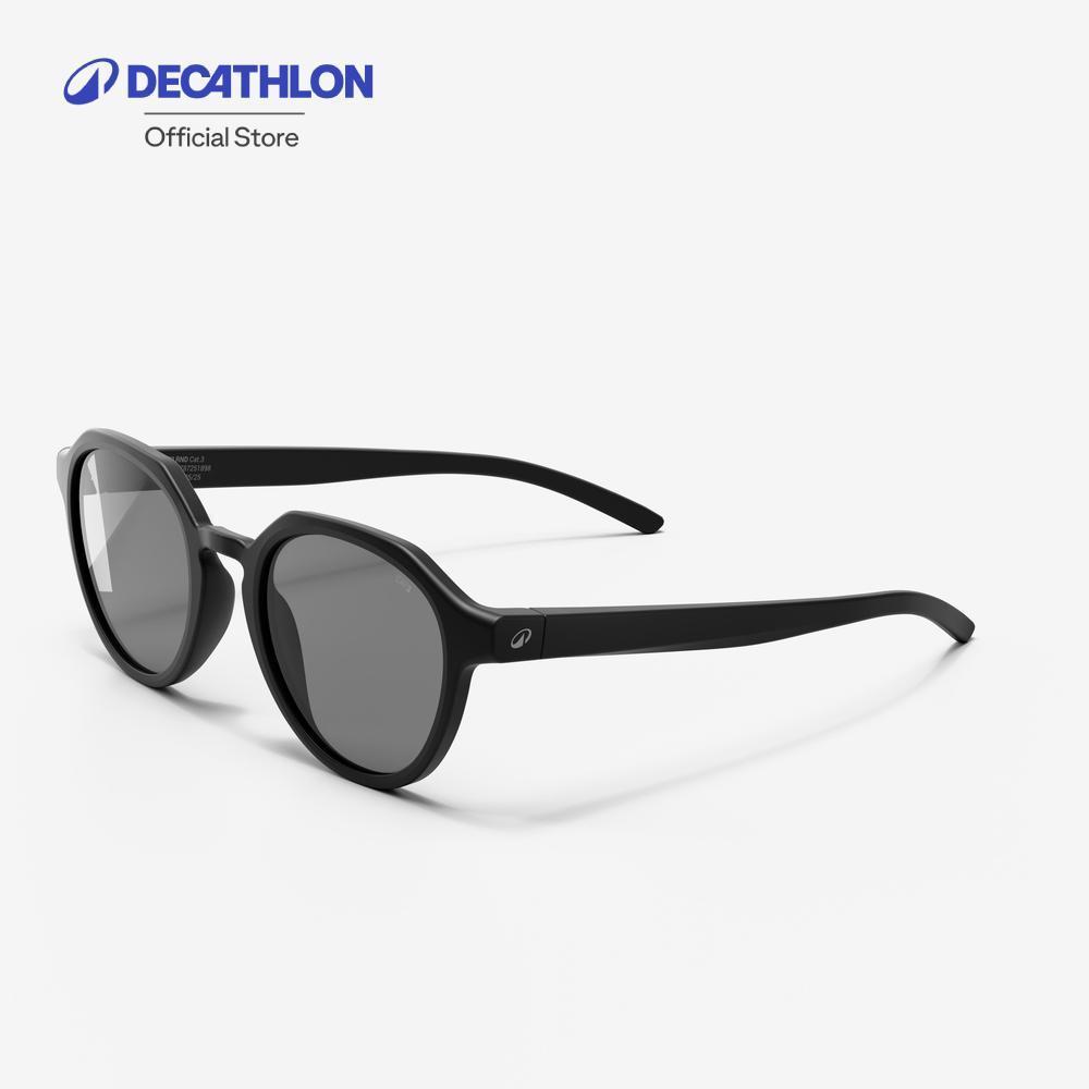 Decathlon Active 500 Rnd Round Category 3 Sunglasses แว่นกันแดดทรงกลม ประเภท 3 รุ่น Active 500 Rnd - Black