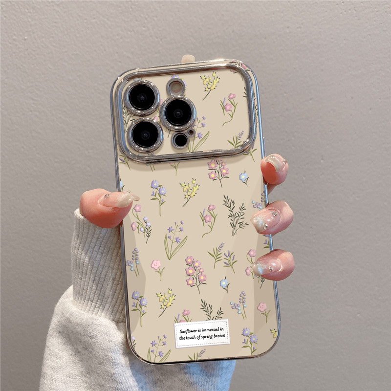 เคสโทรศัพท์ลายอินส์น่ารัก กันกระแทก สีพาสเทล ดีไซน์เกาหลี สำหรับ iPhone 11 12 13 14 15 16 17 Pro Max ของขวัญปีใหม่ 2026