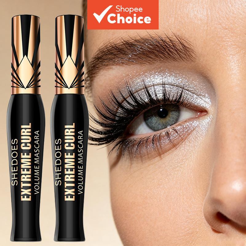 SHEDOES MASCARA 2 ชิ้น, ความยาว, กันน้ํา, ไม่รอยเปื้อน, น้ําหนักเบา, สะดุดตา