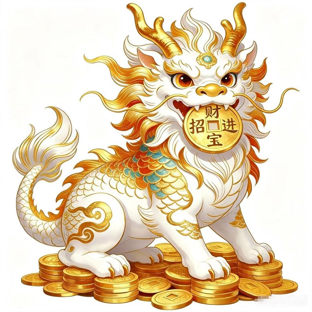 麒麟送福新款车贴贴墙家居装饰麒麟创意门窗车身吉祥装饰画Qilin Brings Blessings New-Style Car Sticker Wall Decal Home Decoration Q