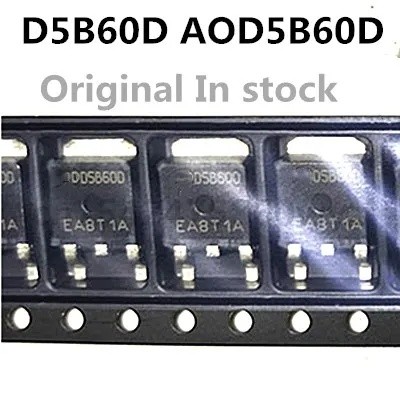 ต้นฉบับ 5 ชิ้น/ D5B60D AOD5B60D TO-252 600V 10A จุดใหม่เอี่ยมคุณภาพสูง