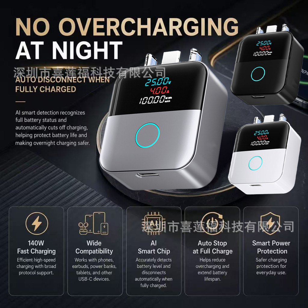 8.12-in stockX02 หน้าจอ LCD Full Charge Separator 140W Type-C