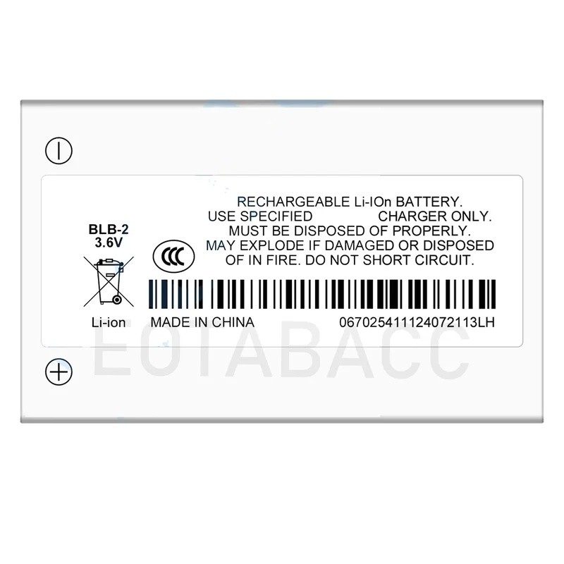 BLB-2 แบตเตอรี่สําหรับ Nokia 8210 8250 8850 8910 8310 5210 6500 6590 6510 3610 8270 8910I 7650 6590I
