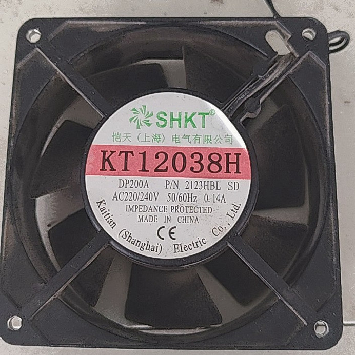 KT12038H DP200A P/N 2123HBL 2123HSL AC380V 220V Kaitian SHKT พัดลม