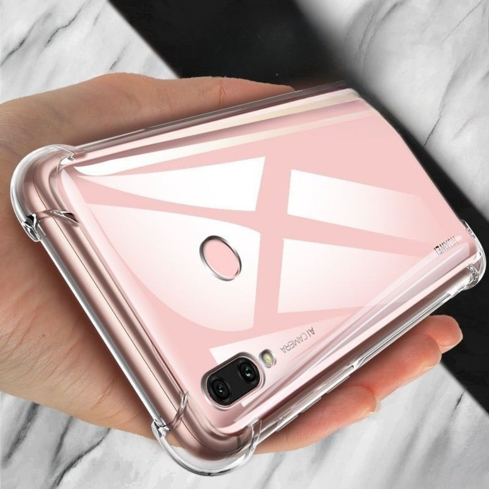 สําหรับ Huawei Y9 2019 เคสโทรศัพท์ซิลิโคนใส Soft TPU สําหรับ JKM-LX1, JKM-LX2, JKM-LX3 กันกระแทกบางเ