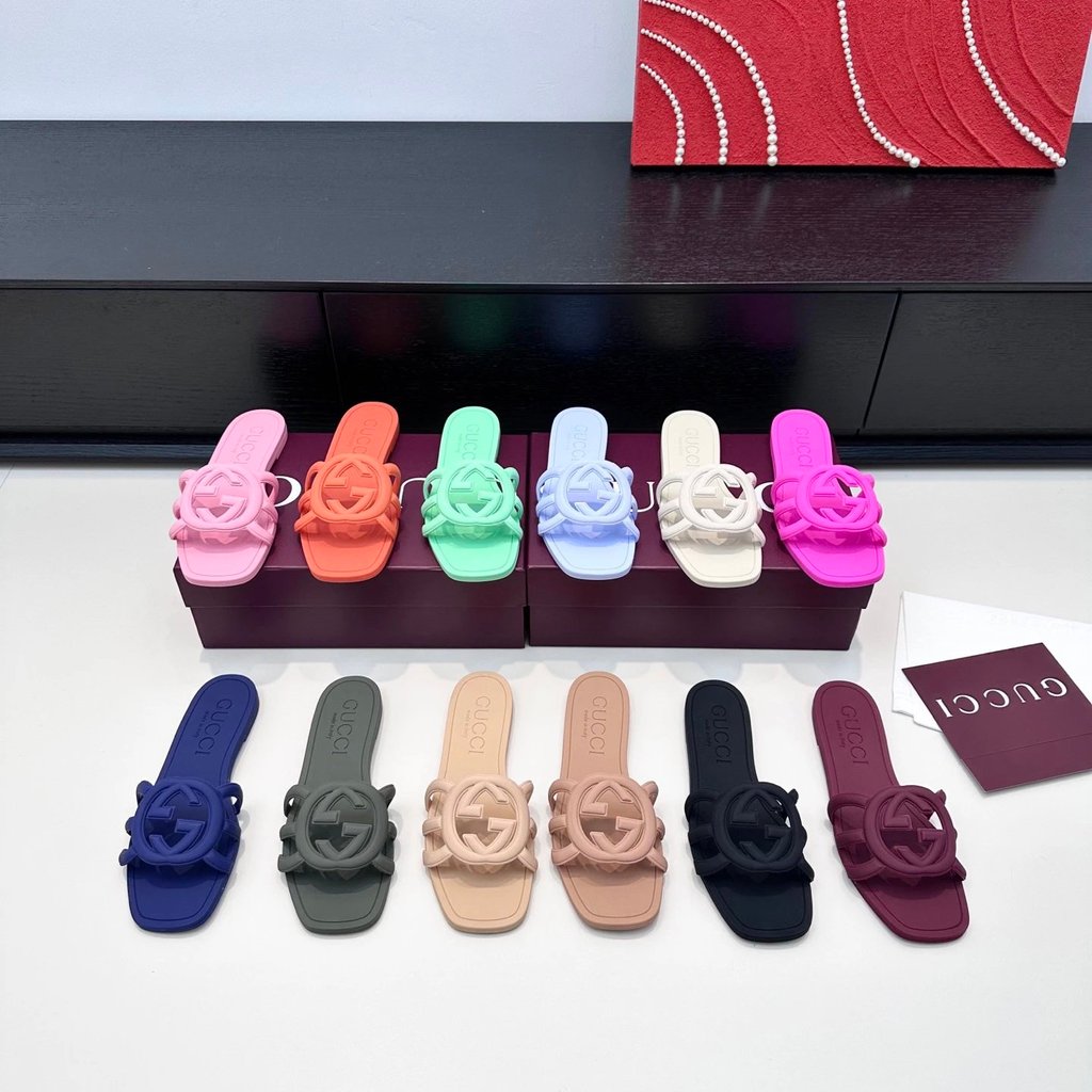 2026.21-รองเท้าแตะ Gucci Classic Jelly Size Number 36-41