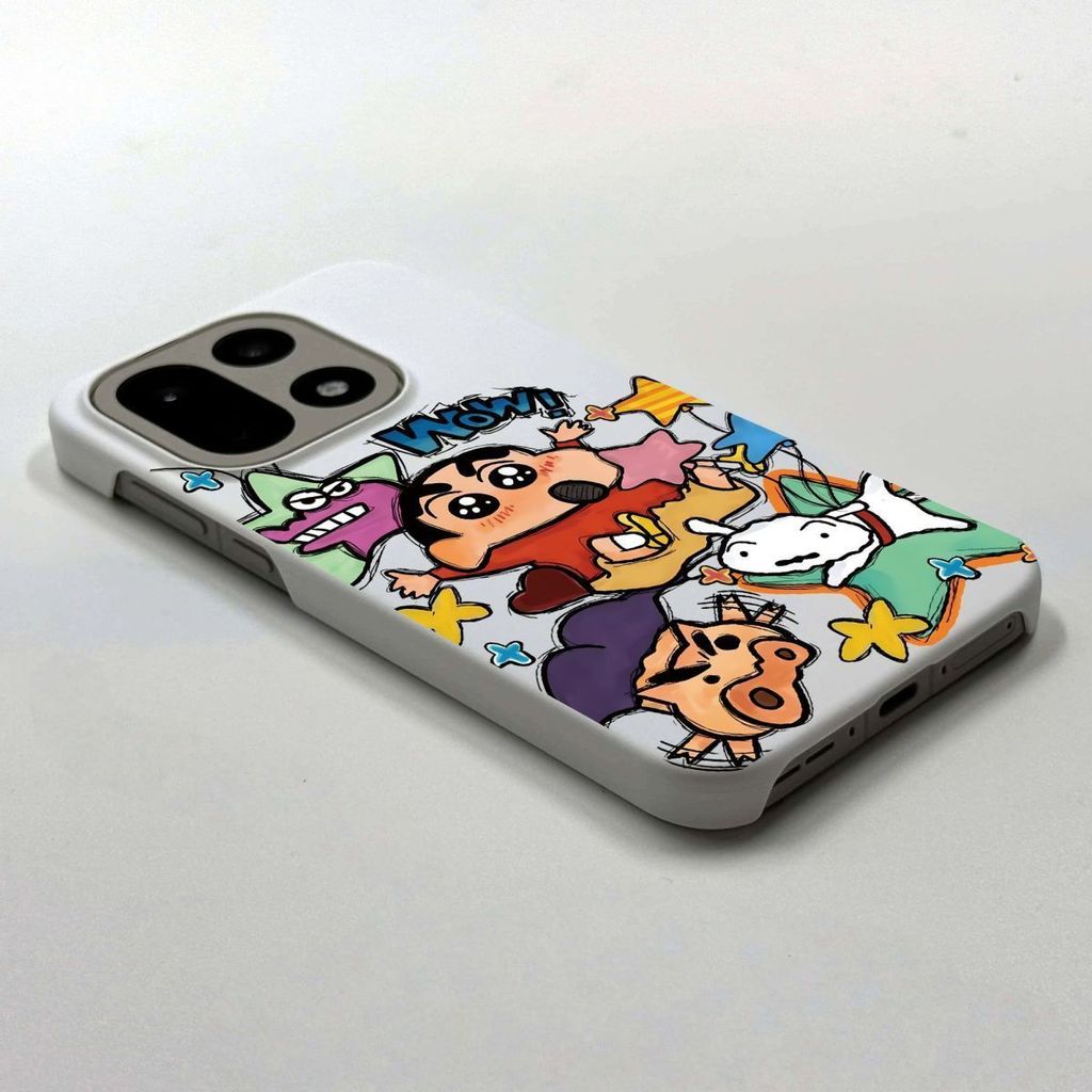 Crayon ใหม่ OnePlus Plus 15 เคสโทรศัพท์ Plus 13T Half Pack Hard Case 1+Turbo6 Frosted 1 Plus 15T สิน