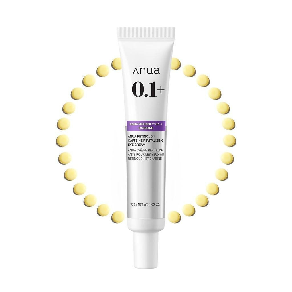 ANU 0.1% Caffeine Renewing Eye Cream, Moisturizing Eye Contour Cream, Improving Eye Contour PBAW